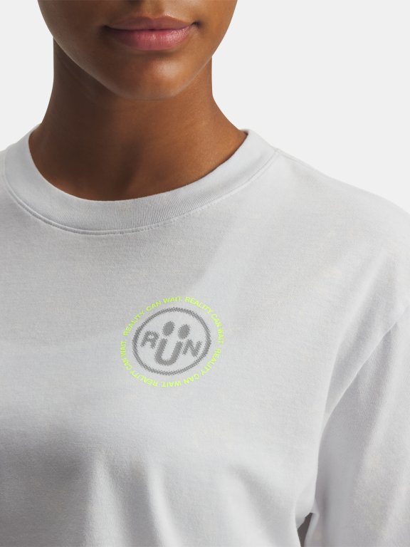 Футболка Under Armour REALITY CAN WAIT SS Wmn green/grey