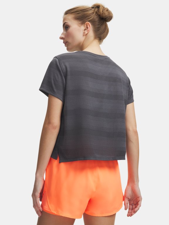 Under Armour Velociti Shortsleeve Wmn green/grey