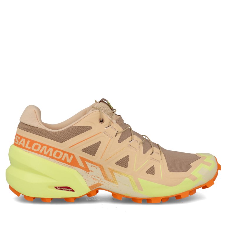 Salomon Speedcross 6 W - бежева/жовта/помаранчева