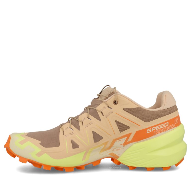 Salomon Speedcross 6 W - бежева/жовта/помаранчева
