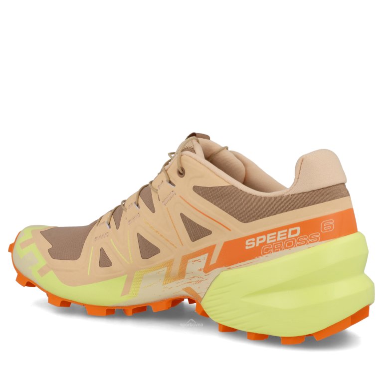 Salomon Speedcross 6 W - бежева/жовта/помаранчева