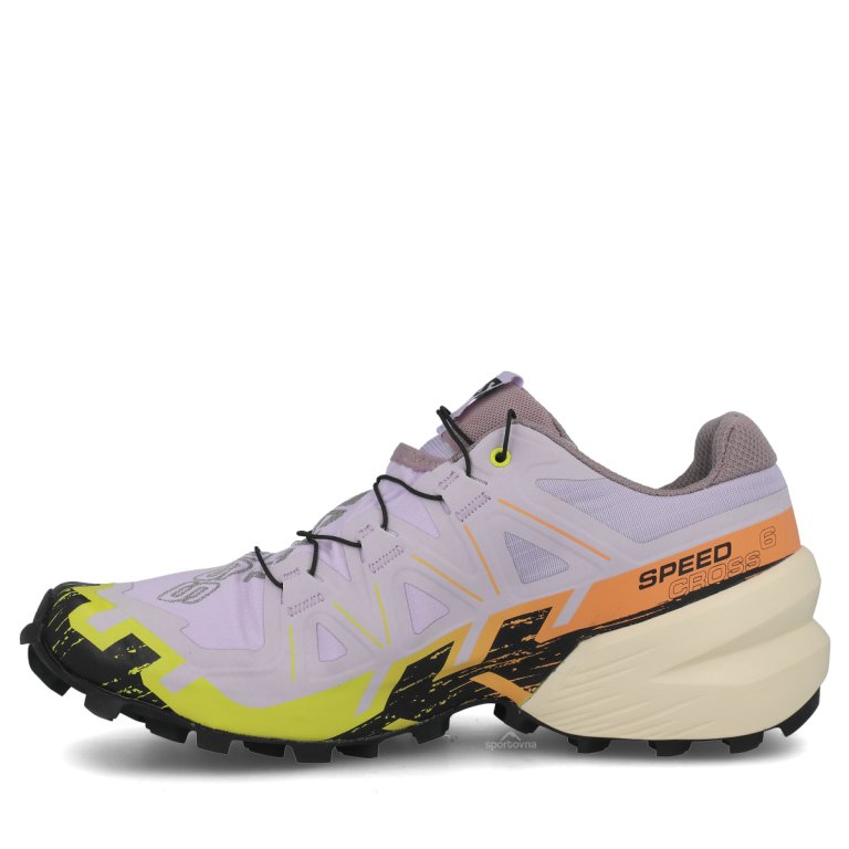 Взуття Salomon Speedcross 6 W - фіолетовий/жовтий/помаранчевий