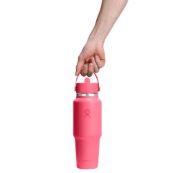 Cestovná fľaša Hydro Flask 32 oz so širokou slamkou - ružová