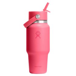 Fľaša Hydro Flask 24 oz (709 ml) so širokou slamkou - ružová