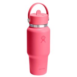 Fľaša Hydro Flask 24 oz (709 ml) so širokou slamkou - ružová