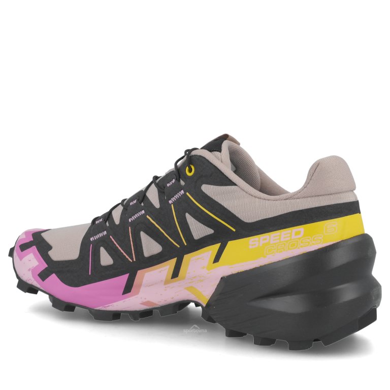 Кросівки Salomon Speedcross 6 W - чорно/рожеві