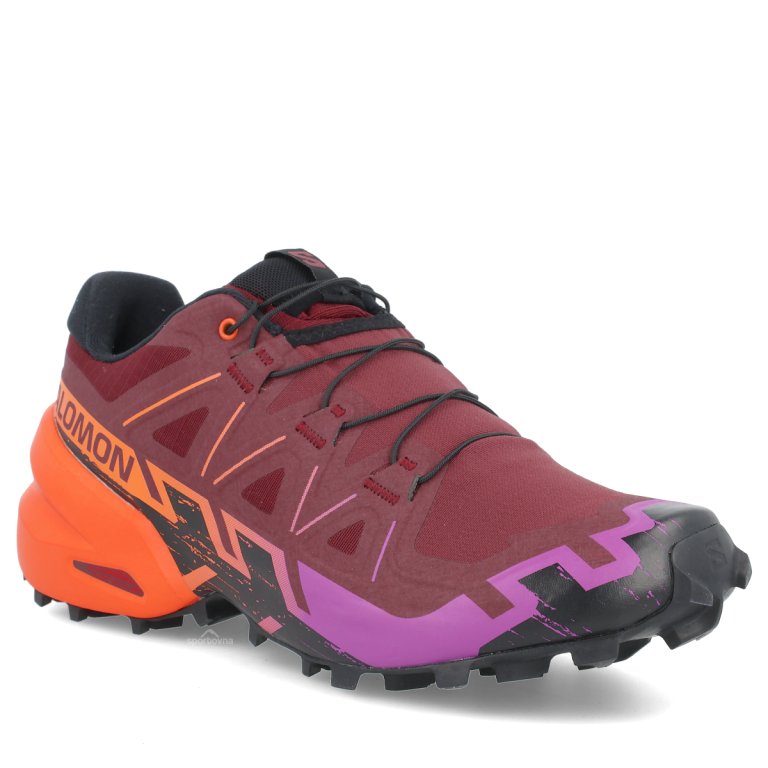 Кросівки Salomon Speedcross 6 W - червоно/помаранчеві