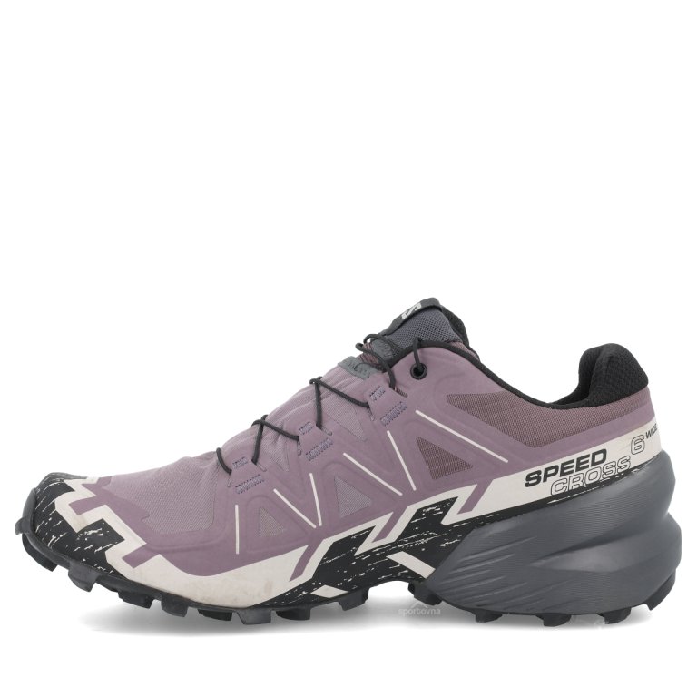 Взуття Salomon Speedcross 6 Wide W - фіолетовий/сірий