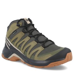 Взуття Salomon X-Adventure Recon Mid GTX M - зелено / сірі