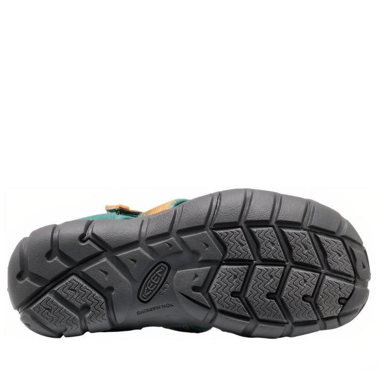 Сандалі Keen Seacamp II Cnx J - зелена/помаранчева