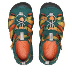 Сандалі Keen Seacamp II Cnx J - зелена/помаранчева