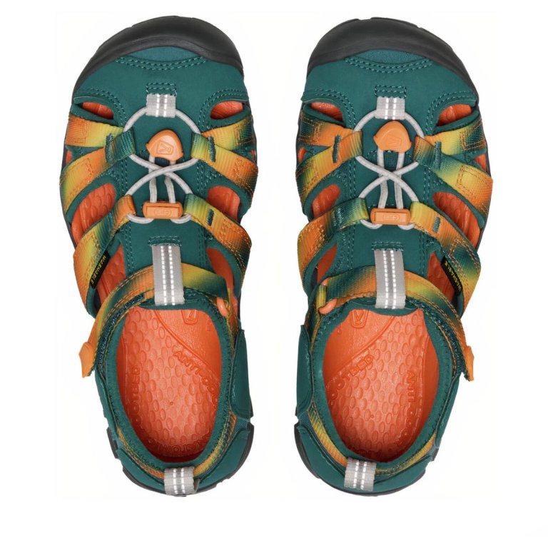 Сандалі Keen Seacamp II Cnx J - зелена/помаранчева
