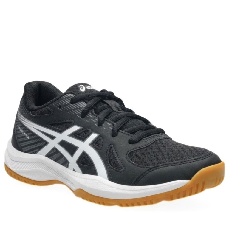 Кросівки для закритих приміщень Asics Upcourt 6 GS J - чорна/біла