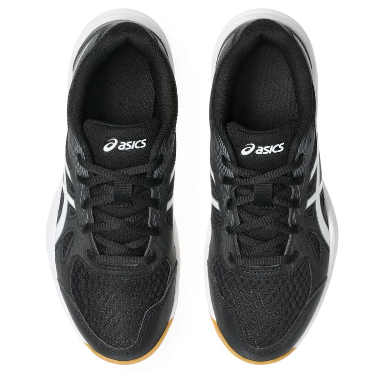Кросівки для закритих приміщень Asics Upcourt 6 GS J - чорна/біла