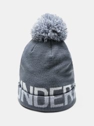 Čepice Under Armour Graphic Pom Beanie Wmn Gray