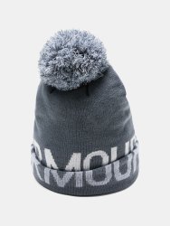 Čepice Under Armour Graphic Pom Beanie Wmn Gray