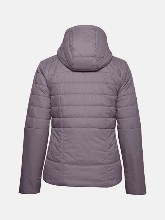 Bunda Under Armour Insulated Hooded Jkt Wmn - fialová