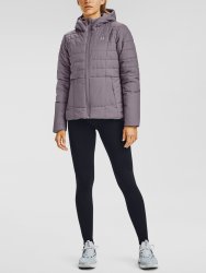 Bunda Under Armour Insulated Hooded Jkt Wmn - fialová