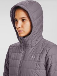 Bunda Under Armour Insulated Hooded Jkt Wmn - fialová