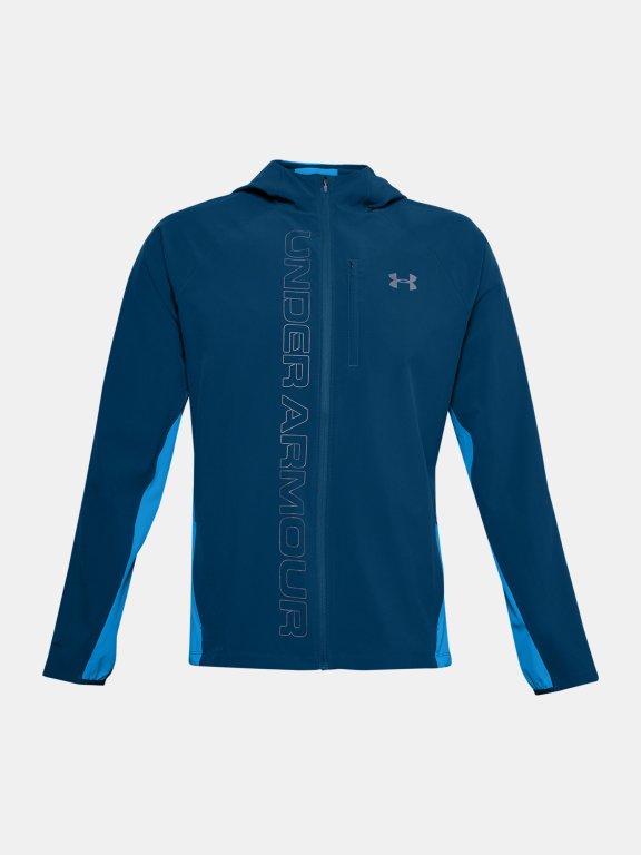 Bunda Under Armour Qualifier OutRun the STORM Jacket Man Blue