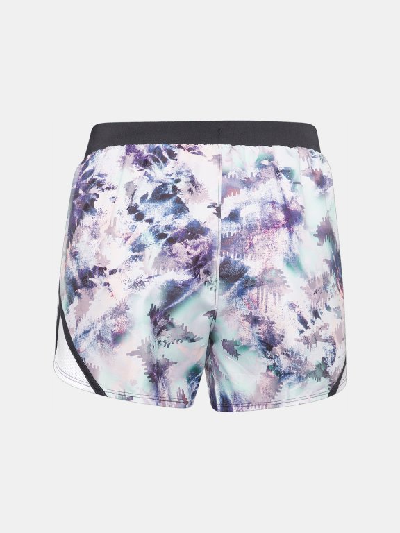 Kraťasy Under Armour Fly By 2.0 Printed Short Wmn Blue