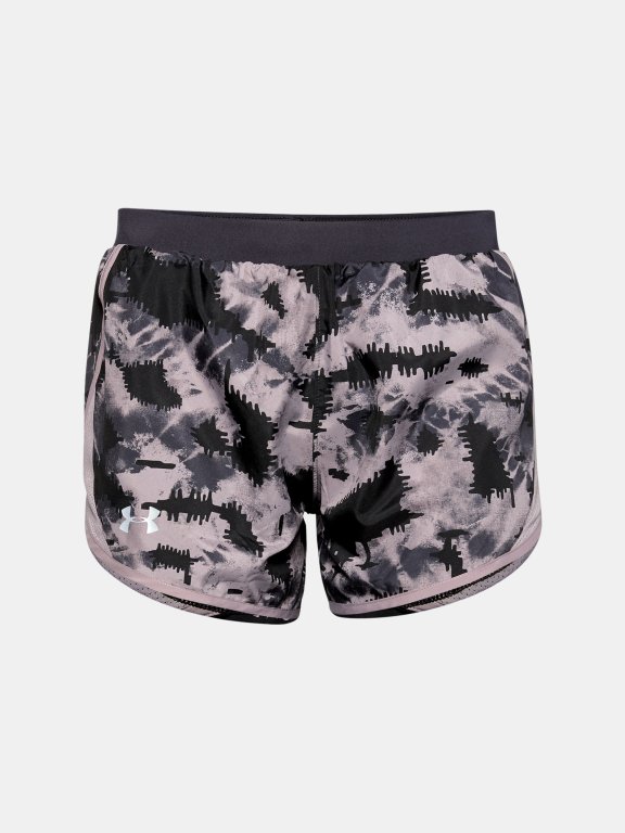 Kraťasy Under Armour UA Fly By 2.0 Printed Short Wmn Purple