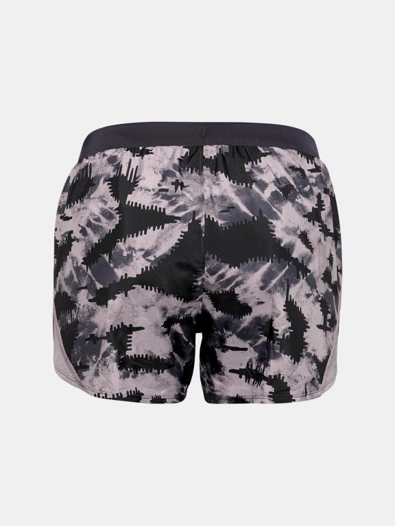 Kraťasy Under Armour UA Fly By 2.0 Printed Short Wmn Purple