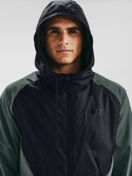 Under Armour Stretch-Woven Bunda s kapucňou Man gray green