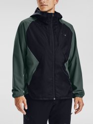 Under Armour Stretch-Woven Bunda s kapucňou Man gray green