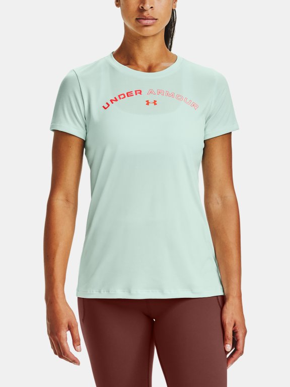 Triko Under Armour Tech Twist Graphic LU SSC Wmn Blue