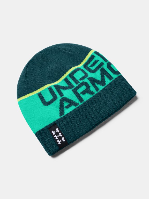 Čepice Under Armour Billboard Reversible Beanie Jr Green