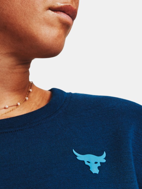 Mikina Under Armour Prjct Rock CC Fleece Crew Wmn Blue