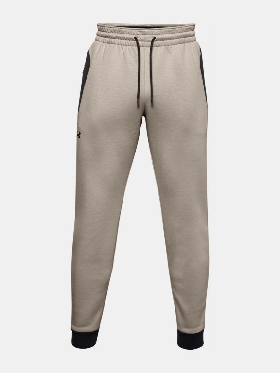 Under Armour Recover Fleecové nohavice Man Brown
