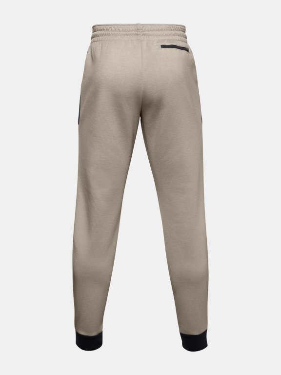 Under Armour Recover Fleecové nohavice Man Brown
