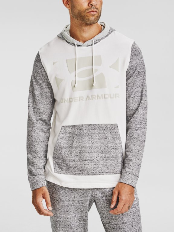 Mikina Under Armour Sportstyle Terry KO HD Man White