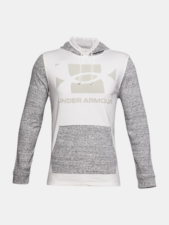 Mikina Under Armour Sportstyle Terry KO HD Man White