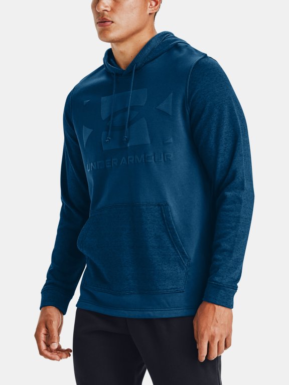 Mikina Under Armour Sportstyle Terry KO HD Man Blue
