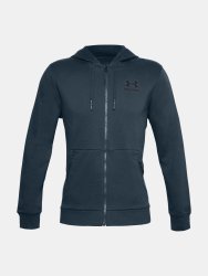 Mikina Under Armour Rival Fleece AMP FZ HD Man Blue