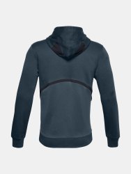Mikina Under Armour Rival Fleece AMP FZ HD Man Blue