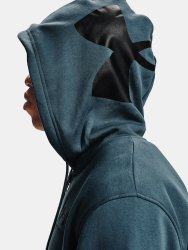 Mikina Under Armour Rival Fleece AMP FZ HD Man Blue