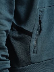 Mikina Under Armour Rival Fleece AMP FZ HD Man Blue