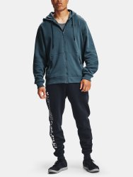 Mikina Under Armour Rival Fleece AMP FZ HD Man Blue