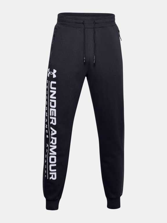 Tepláky Under Armour Rival Flc AMP Jgs Man Black