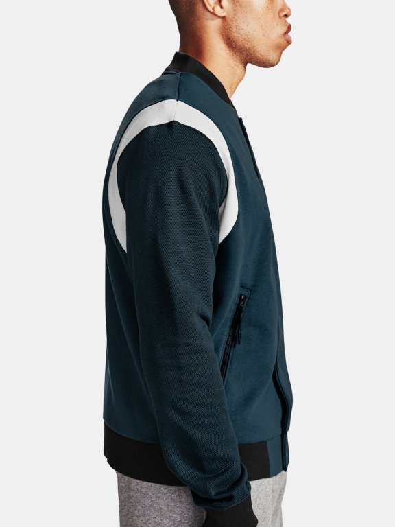 Bunda Under Armour Rival Flc AMP Var Bmbr Jt Man Blue