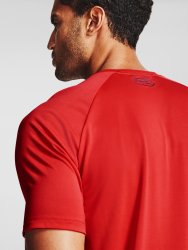 Футболка Under Armour Big Logo Tech Ss Man червона