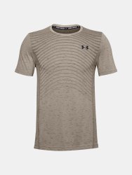 Triko Under Armour Seamless Wave SS Man Brown