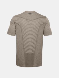 Triko Under Armour Seamless Wave SS Man Brown