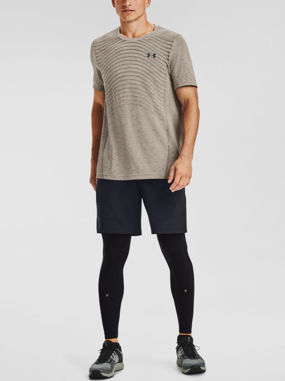 Triko Under Armour Seamless Wave SS Man Brown
