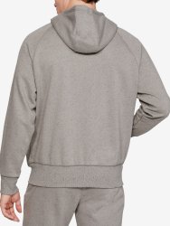 Mikina Under Armour Speckled Fleece Fz Hoodie Man Green