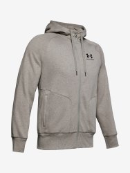 Mikina Under Armour Speckled Fleece Fz Hoodie Man Green
